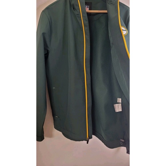 Green Bay Packers Men's Jacket‎ Medium Full Zip All Seasons NWT NFL Team Apparel - Picture 4 of 9